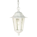 Nuvo Lighting 60-991 Cornerstone Outdoor Hanging Lantern - White