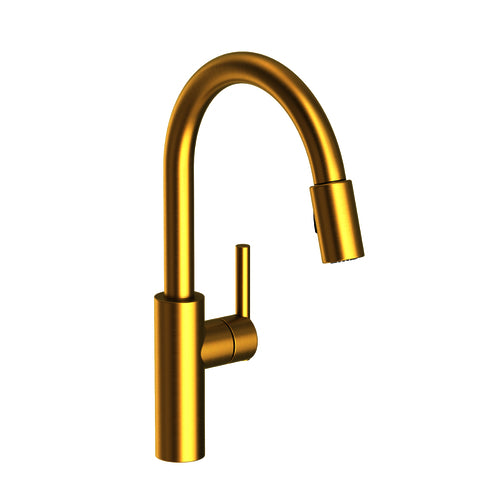 Newport Brass N1500-5103/04 "East Linear" Pull-Out Spray Kitchen Faucet