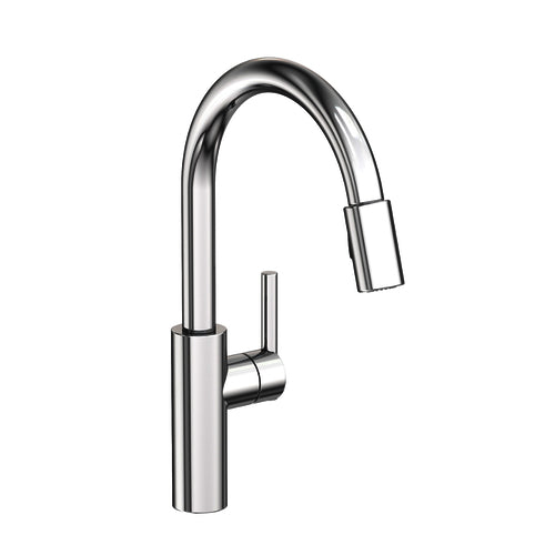 Newport Brass N1500-5103/26 "East Linear" Pull-Out Spray Kitchen Faucet