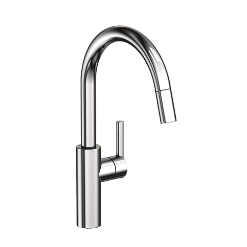 Newport Brass N1500-5113/26 "East Linear" Pull-Out Spray Kitchen Faucet