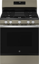 GE GGF500PVES 30-inch Gas Range Slate - Front View
