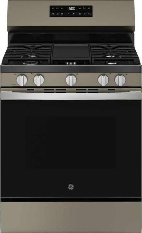 GE GGF500PVES 30-inch Gas Range Slate - Front View