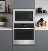 GE Profile PCWK22U1WDD microwave capacity illustration