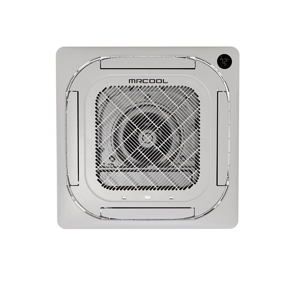 Olympus 9,000 BTU 3/4 Ton Ductless Mini-Split Ceiling Cassette with Panel - 230V/60Hz