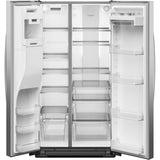 Whirlpool WRSF6536RZ 36" 28 cu. ft. Freestanding Side-by-Side Refrigerator in Stainless Steel