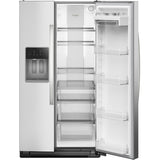 Whirlpool WRSF6536RZ 36" 28 cu. ft. Freestanding Side-by-Side Refrigerator in Stainless Steel