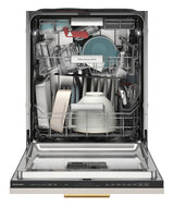 KitchenAid KDTF924PPA dishwasher open with racks