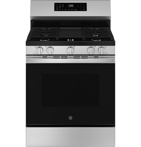 GE GGF600AVSS 30 inch free-standing gas convection range in stainless steel