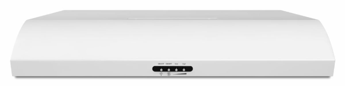 Whirlpool UXT5230BDS range hood detail