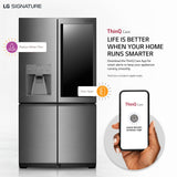 LG SIGNATURE 23 cu. ft. Smart wi-fi Enabled InstaView(R) Door-in-Door(R) Counter-Depth Refrigerator - (URNTC2306N)