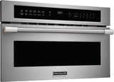 Frigidaire PMBD3080AF built-in convection microwave left three quarter view