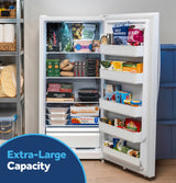 GE FUF14SZRWW 14.3 Cu. Ft. Garage Ready Convertible Upright Freezer White - image 6