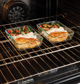 GE GGF600AVBB gas range in kitchen setting
