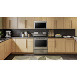 KitchenAid KFES330TPS cooktop detail