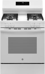 GE GGF400PVWW 30-inch Smart Gas Range White - Front View