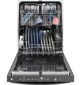 GE GDT670SFVDS - 24 in. Top Control Flush-Mount Dishwasher with 45 dBa Sound Level, 3rd-Rack & Dry Boost - Black Slate