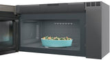 GE Profile 2.1 Cu. Ft. Over-the-Range Sensor Microwave Oven - Black Stainless