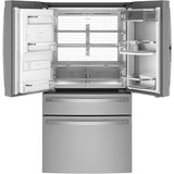 GE Profile PXD22BYPFS 4-Door French-Door Refrigerator - Open View