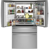 GE Profile PXD22BYPFS 4-Door French-Door Refrigerator - Interior