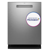 GE Profile 24" Smart UltraFresh Built-In Dishwasher with Microban Antimicrobial Technology, Deep Clean 3rd Rack, 42 dBA - Fingerprint Resistant Stainless Steel