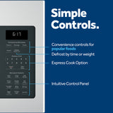 GE JVM6172SKSS microwave detail