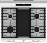 GE GGF500PVWW 30-inch Gas Range White - Cooktop