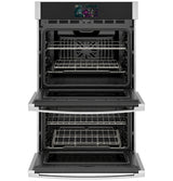 GE Profile PKD7000SZSS double wall oven doors open