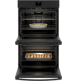 GE 30 in. Smart Built-In Self-Clean Convection Double Wall Oven with No Preheat Air Fry - JTD5000DVBB