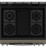 GE GGS600AVES gas range detail