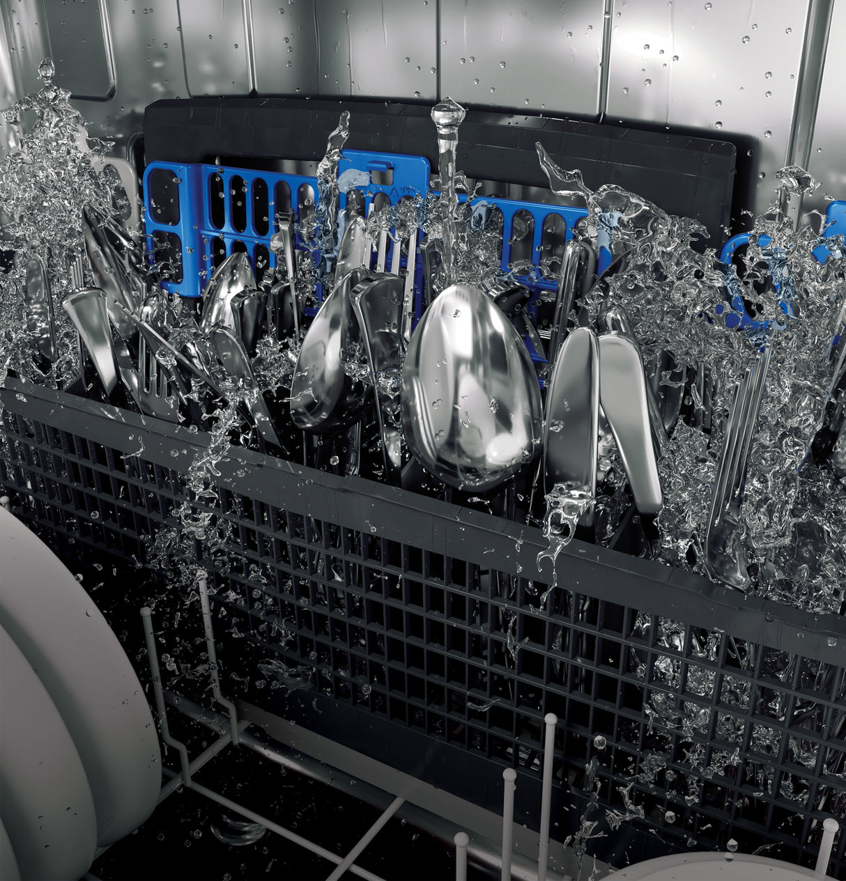 GE Profile(TM) ENERGY STAR(R) Fingerprint Resistant Top Control Stainless Interior Dishwasher with Microban(TM) Antimicrobial Protection with Sanitize Cycle - (PDP715SYVFS)