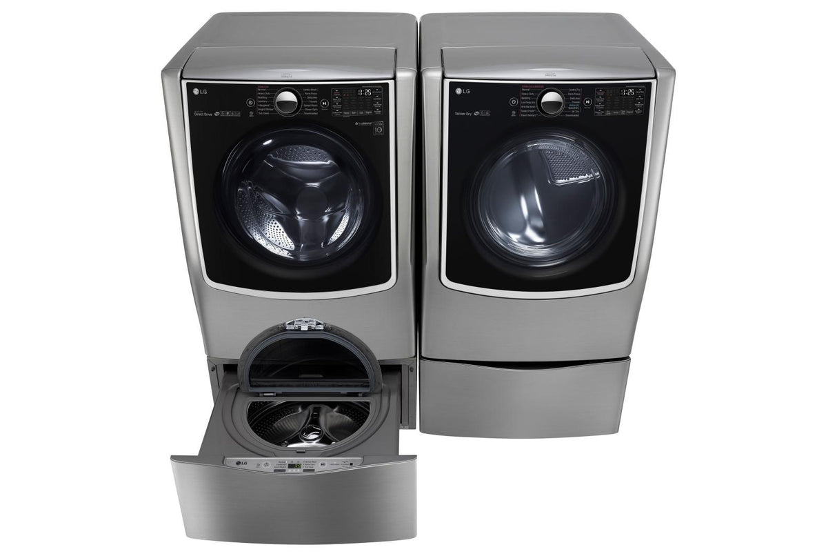 5.5 Total Capacity LG TWINWash(TM) Bundle with LG SideKick(TM) and Electric Dryer - (WM5000HVAWD100CVDLEX5000VWDP4V) - LG