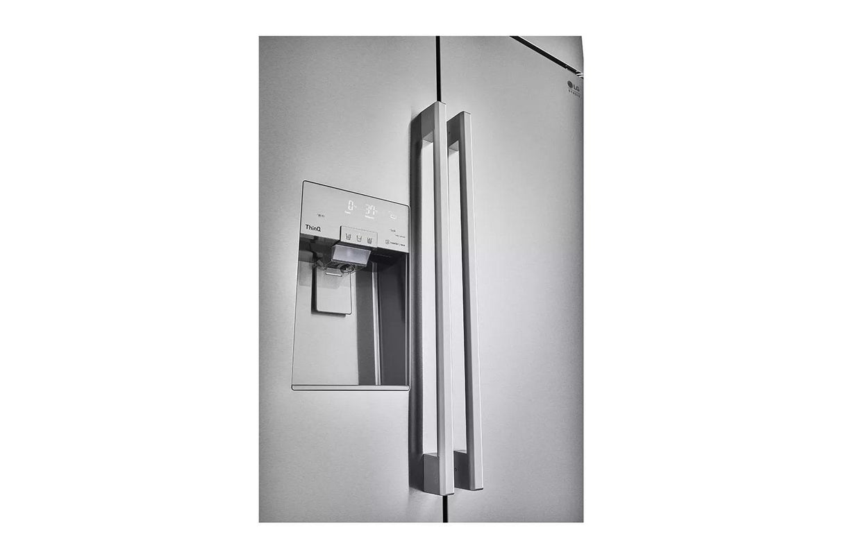 LG STUDIO 26 cu. ft. Smart Side-by-Side Built-In Refrigerator with Ice & Water Dispenser - (SRSXB2622S)