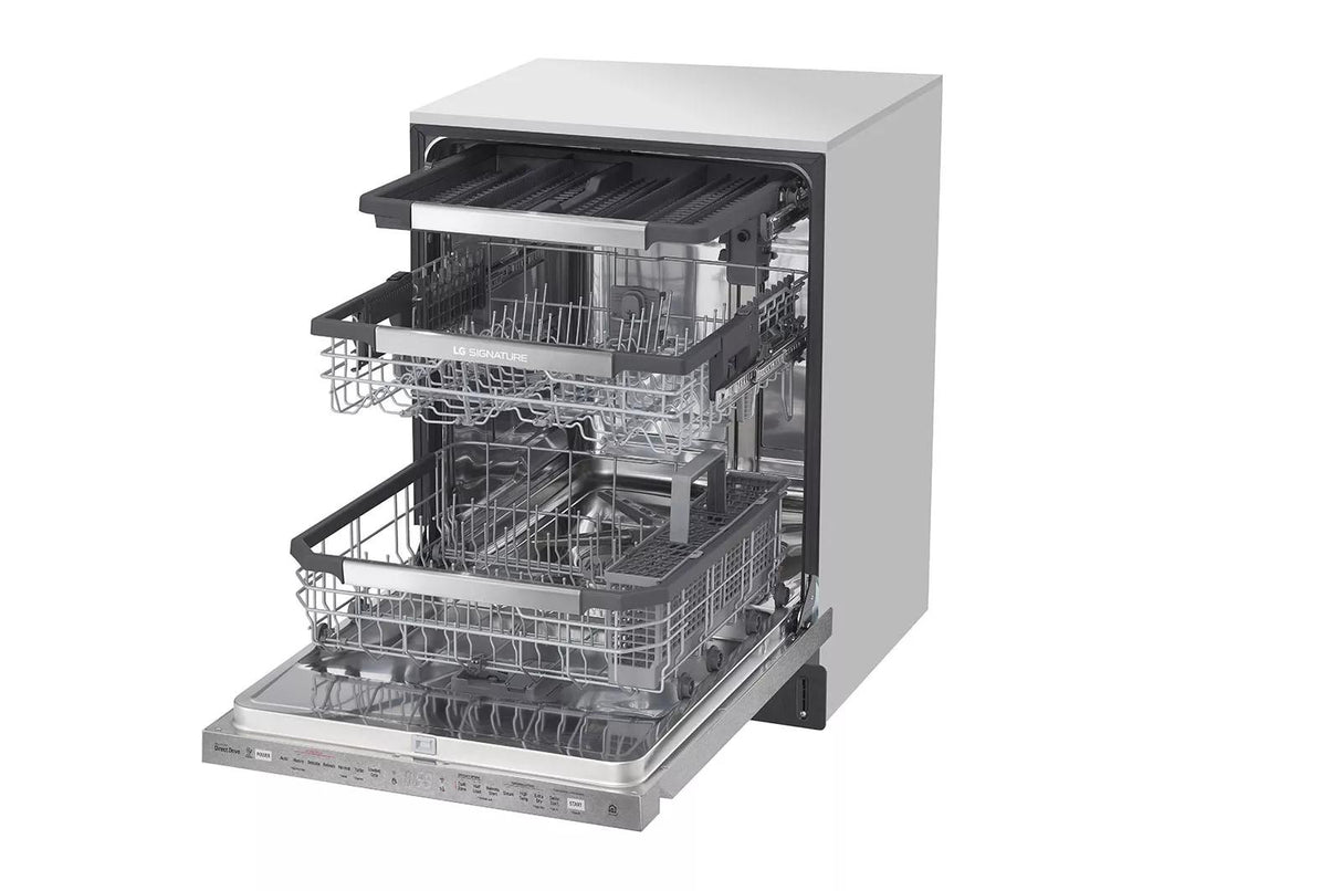 LG SIGNATURE Top Control Smart Wi-Fi Enabled Dishwasher with TrueSteam(R) and QuadWash(TM) - (LUDP8908SN)