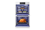 LG STUDIO 9.4 cu. ft. Smart InstaView(R) Electric Double Built-In Wall Oven with Air Fry & Steam Sous Vide - (WDES9428F)