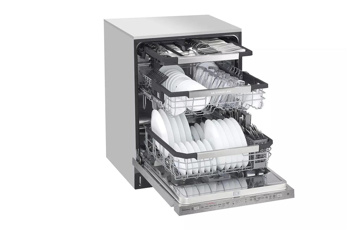 LG SIGNATURE Top Control Smart Wi-Fi Enabled Dishwasher with TrueSteam(R) and QuadWash(TM) - (LUDP8908SN)