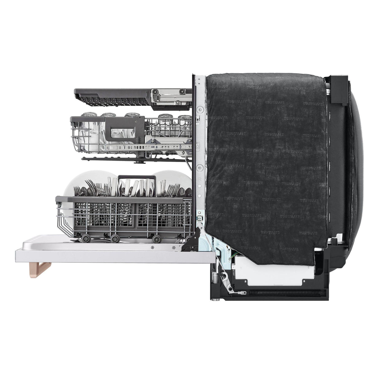 LG STUDIO Smart Top Control Dishwasher with 1-Hour Wash & Dry, QuadWash(R) Pro, TrueSteam(R) and Dynamic Heat Dry(TM) - (SDWB24W3)