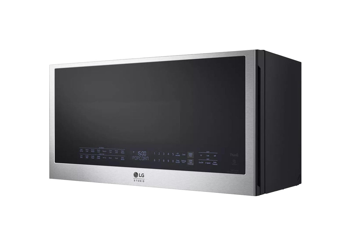 LG STUDIO 1.7 cu. ft. Over-the-Range Convection Microwave Oven with Air Fry - (MHES1738F) - LG