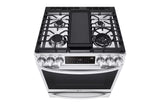 6.3 cu. ft. Smart Gas Slide-in Range with InstaView(R) ProBake Convection(R), Air Fry, and Air Sous Vide - (LSGL6337F)