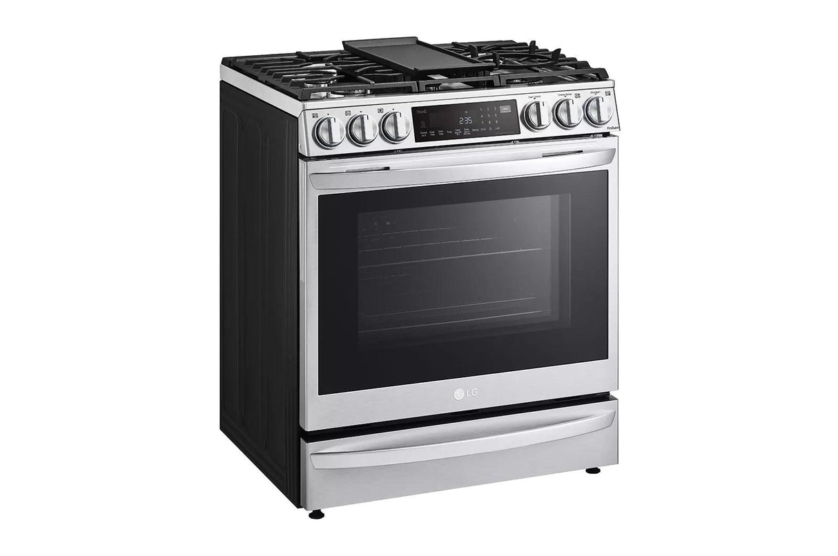 6.3 cu. ft. Smart Gas Slide-in Range with InstaView(R) ProBake Convection(R), Air Fry, and Air Sous Vide - (LSGL6337F)