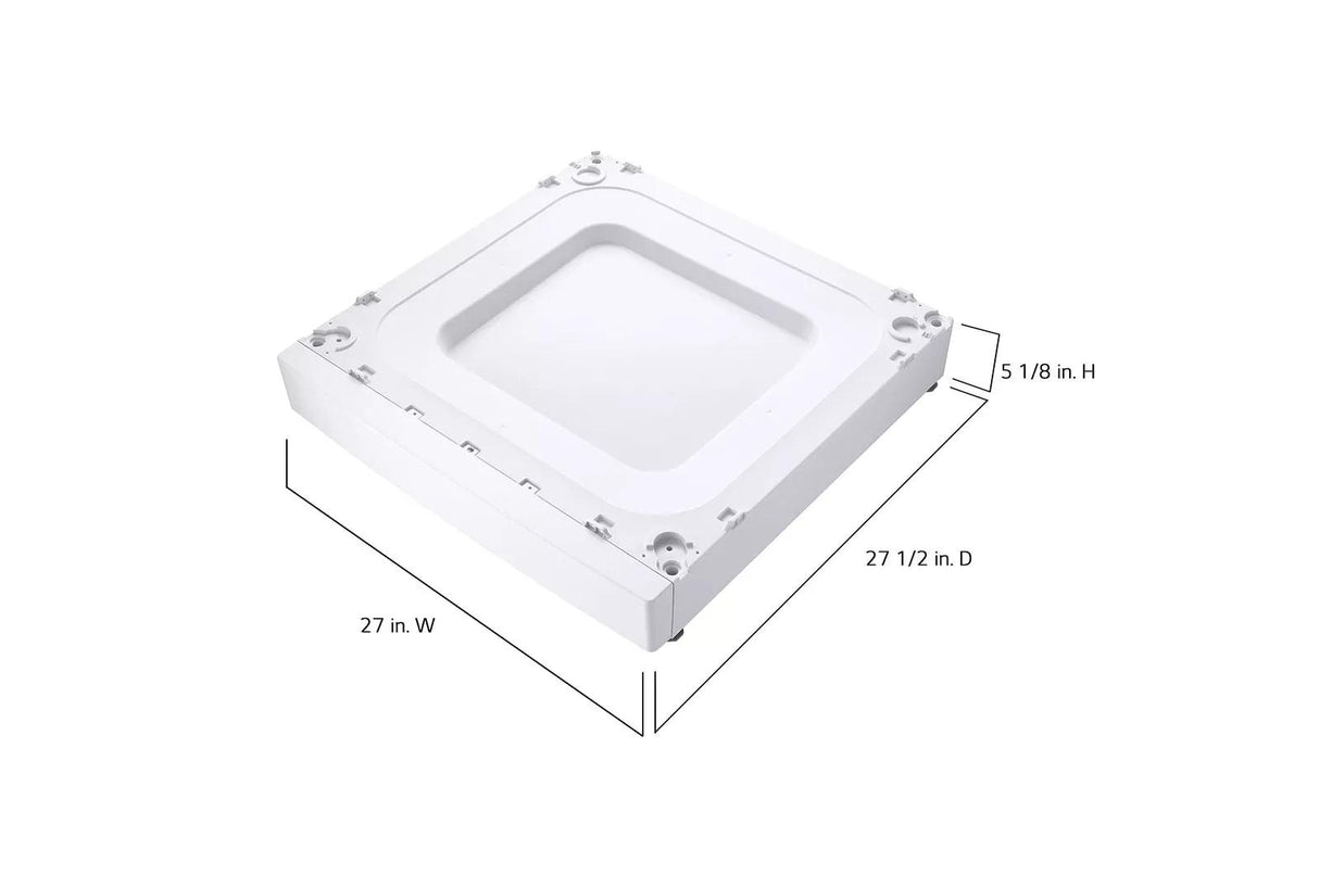 ADA Compliant Laundry Pedestal Riser - White - (WDPS2W)