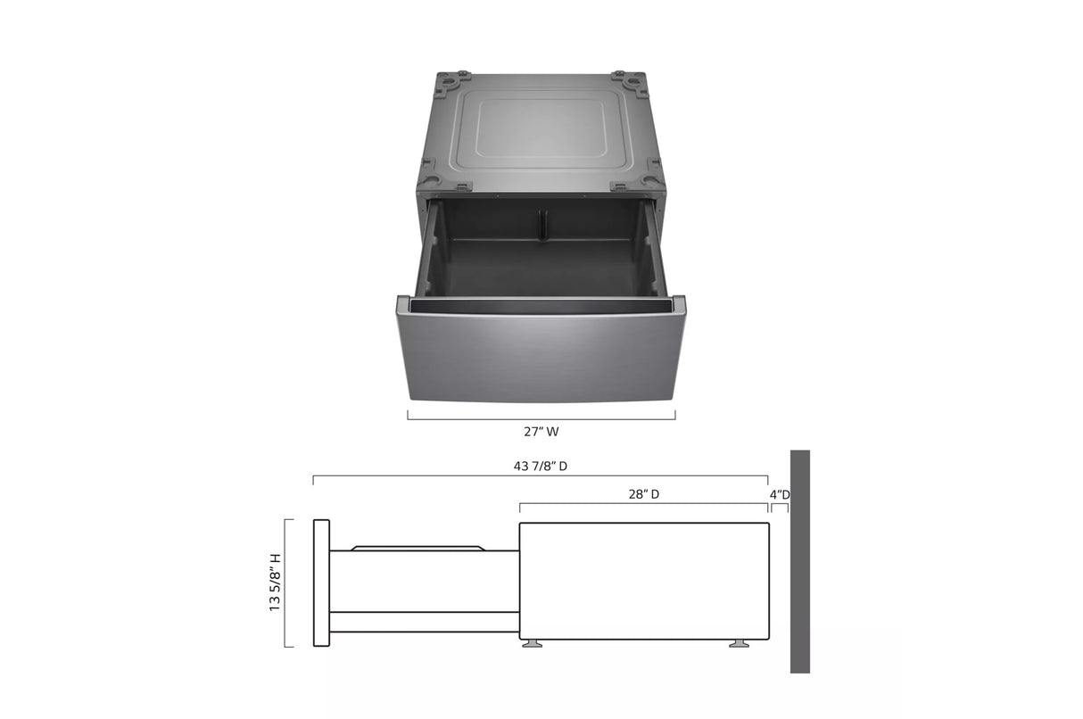 LG 27" Pedestal Storage Drawer - (WDP6V)
