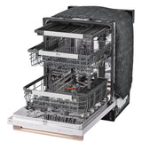 LG STUDIO Smart Top Control Dishwasher with 1-Hour Wash & Dry, QuadWash(R) Pro, TrueSteam(R) and Dynamic Heat Dry(TM) - (SDWB24W3)