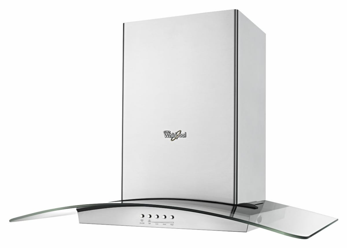 Whirlpool WVI75UC6DS range hood right view