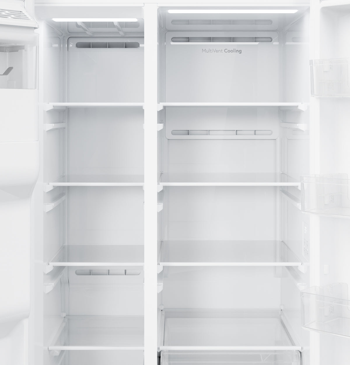 GE GZS24NGYWW side-by-side refrigerator