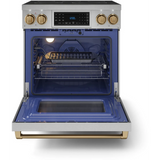 30 Inch Professional Electric Range With Tilt Panel Touch Control In Stainless Steel/bronze Gordon Ramsay Series - RSE30-BRZ