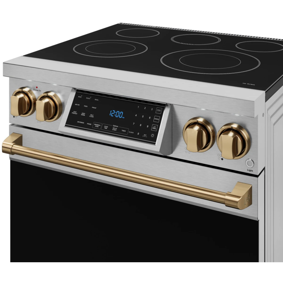 30 Inch Professional Electric Range With Tilt Panel Touch Control In Stainless Steel/bronze Gordon Ramsay Series - RSE30-BRZ