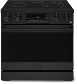 36 Inch Professional Electric Range with Tilt Panel Touch Control in Black | Gordon Ramsay Series – RSE36B