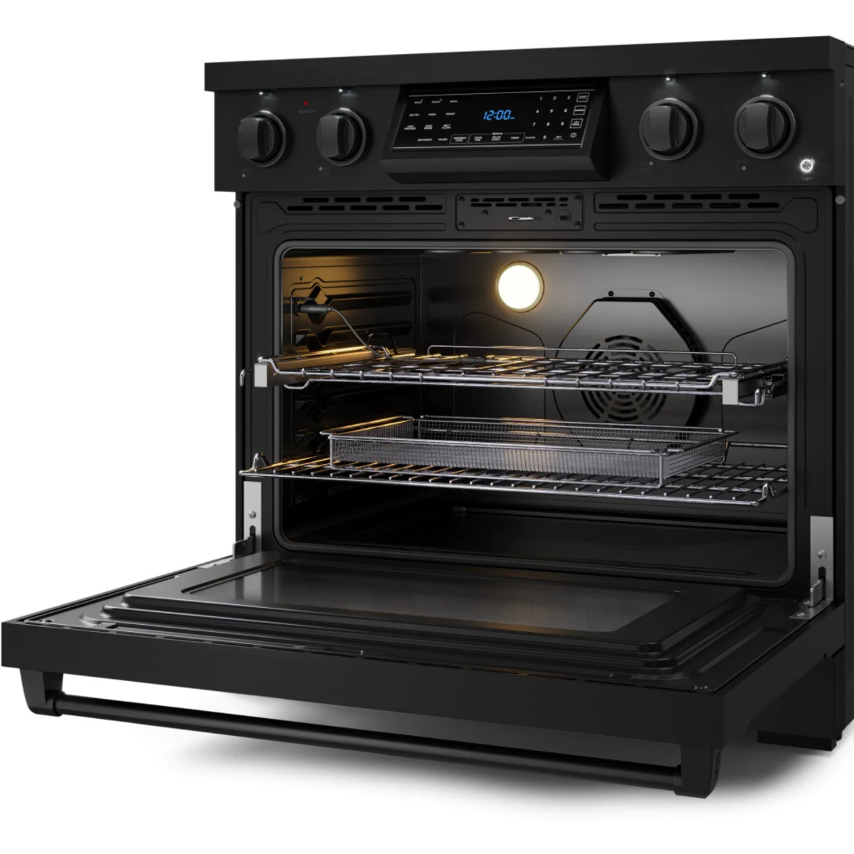 36 Inch Professional Electric Range with Tilt Panel Touch Control in Black | Gordon Ramsay Series – RSE36B