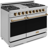 Thor Kitchen RSG48EBRZ Gordon Ramsay Collection 48 inch Gas Range with 7 cu. ft. Oven Capacity, Convection, in Stainless Steel (Bronze, Natural Gas)