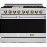 48 Inch Professional Lp Range With Pro-style Knobs In Stainless Steel/bronze Gordon Ramsay Series - RSG48ELPBRZ